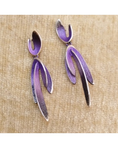 Pendiente alargado mediano presión 2 piezas colección MARGOT