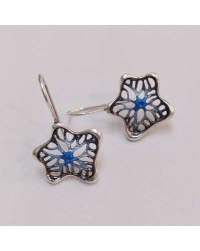 Pendiente mediano con gancho Colección Estela