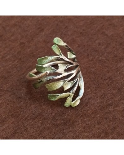 Anillo verde colección Copey